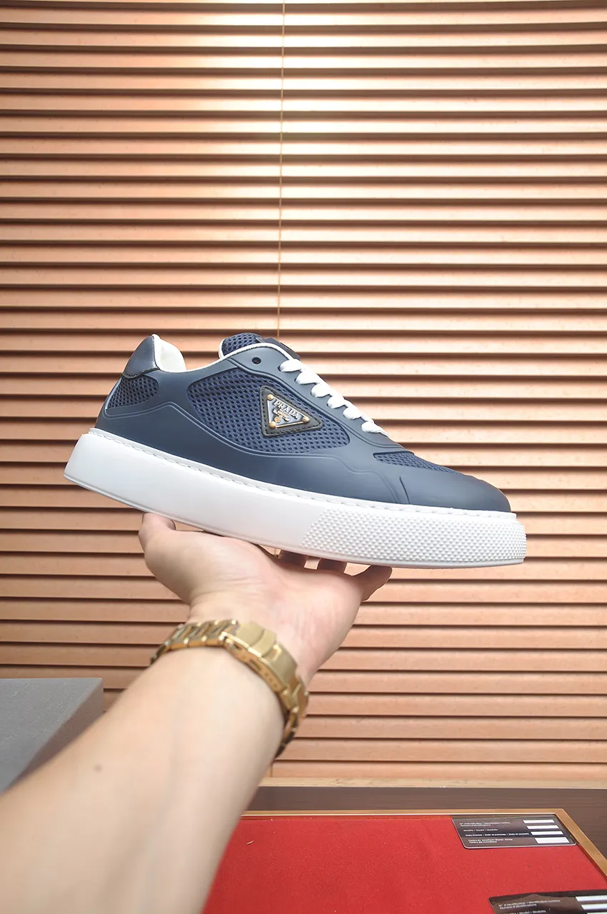 Men's shoes 💰580💶【PRADA】Top original, new season, high quality original goods, top imported calfskin with original imported glue, imported cowhide inside with original cowhide feet, original outsole! Quality guaranteed! Code 38-45 (45 customized)